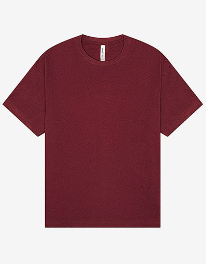 Unisex Heavyweight Tee in Maroon, Größe 3XL