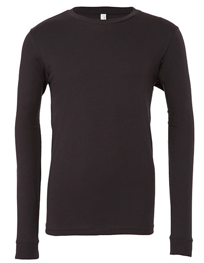 Unisex Jersey Long Sleeve Tee in Dark Grey, Größe XXL