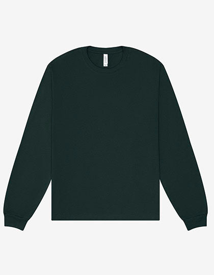 Unisex Heavyweight Long Sleeve Tee in Forest, Größe 3XL
