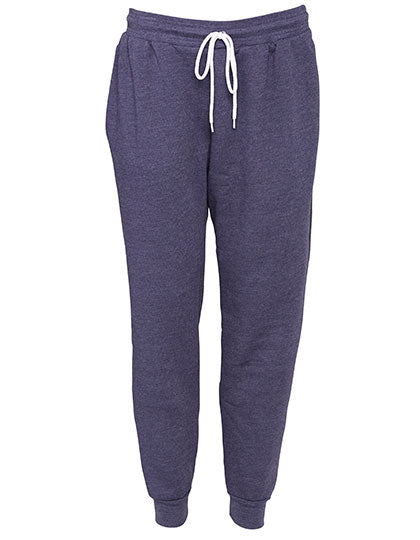 Unisex Sponge Fleece Jogger Sweatpants in Heather Navy, Größe XXL