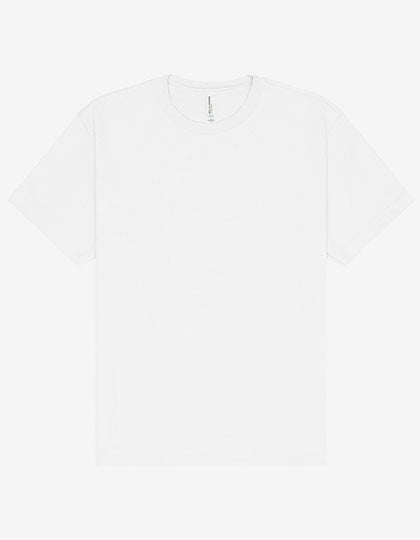 Unisex Heavyweight Short Sleeve Tee in White, Größe 4XL