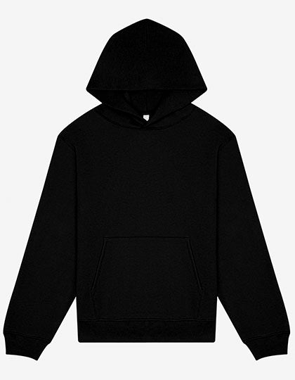 Unisex Pullover Hoodie in Black, Größe 4XL