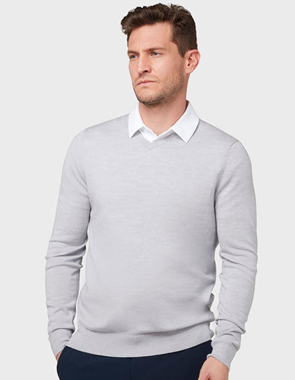 Men´s V-Neck Merino Sweater