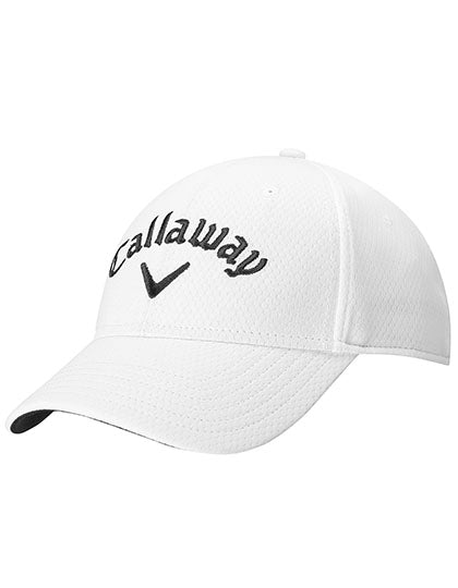 Men´s Side Crested Cap in White, Größe One Size