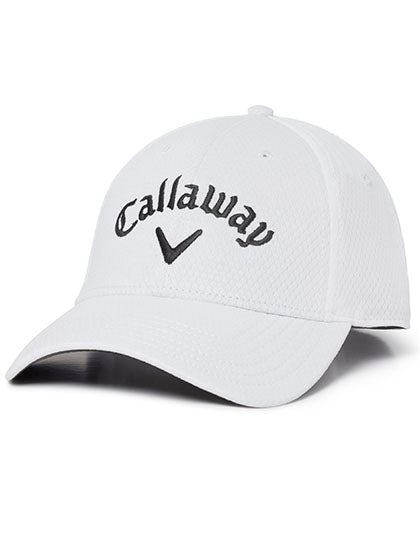 Ladies Side Crested Cap in White, Größe One Size