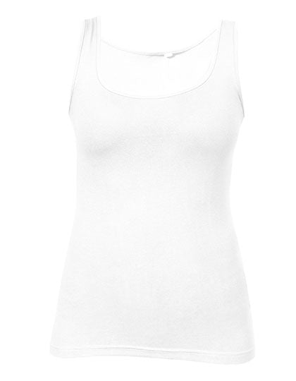 Women´s Tank Top in White, Größe 3XL