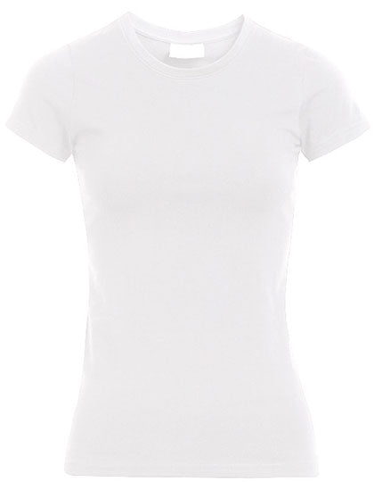 Women´s Slim Fit-T in White, Größe 3XL
