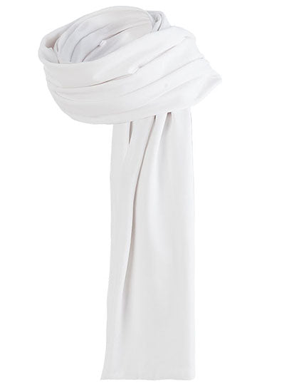 Unisex Scarf in White, Größe 180 x 30 cm