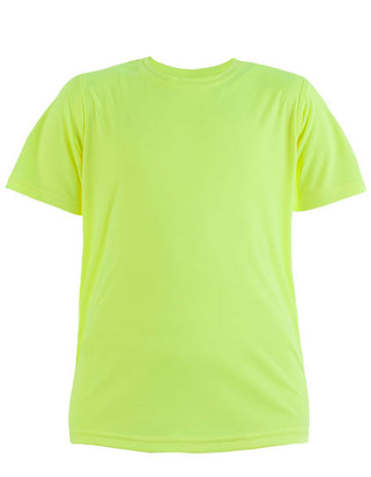 Junior Performance-T in Safety Yellow, Größe 164