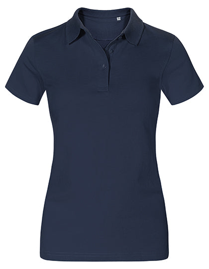 Women´s Jersey Polo in Navy, Größe 3XL