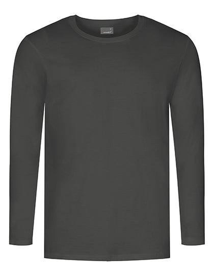 Men´s Premium-T Long Sleeve in Charcoal (Solid), Größe 5XL