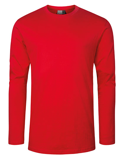 Men´s Premium-T Long Sleeve in Fire Red, Größe 5XL