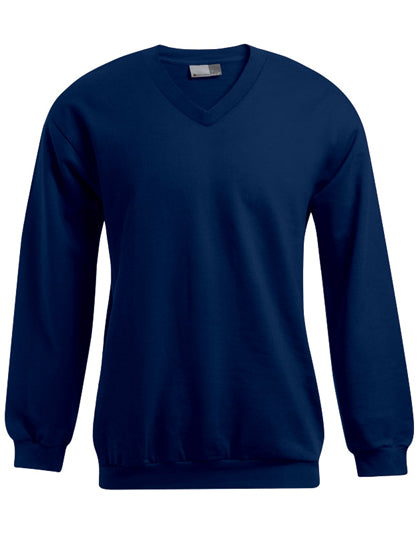 Men´s V-Neck Sweater in Navy, Größe 3XL