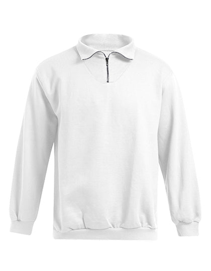 Men´s New Troyer Sweater in White, Größe 3XL