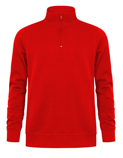 Unisex Troyer Side Pocket in Red, Größe 5XL