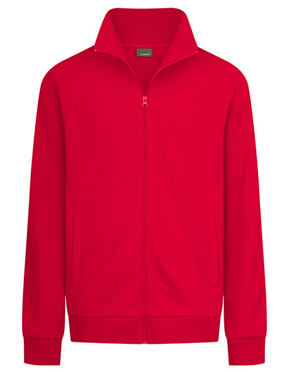 Men´s Jacket Stand-Up Collar in Fire Red, Größe 5XL