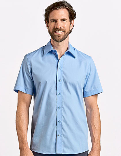 Men´s Poplin Shirt Short Sleeve