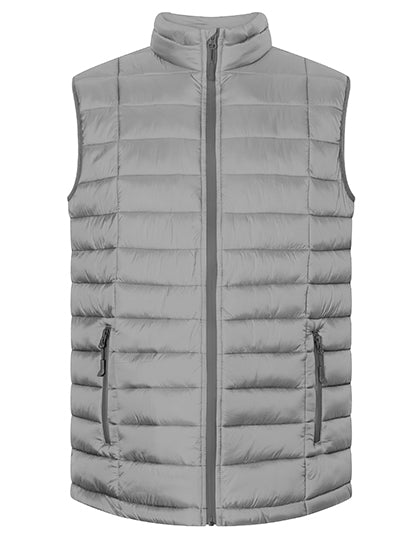 Men´s Padded Vest in New Light Grey (Solid), Größe 5XL
