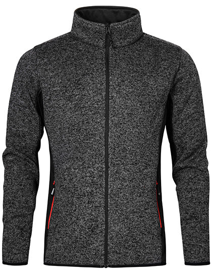 Men´s Knit Jacket Workwear in Heather Graphite, Größe 5XL