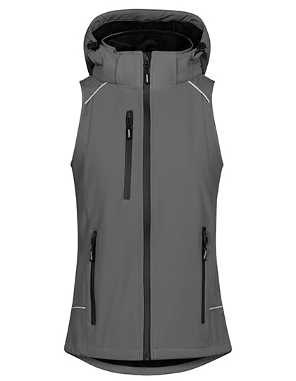 Women´s Softshell Vest in Steel Gray, Größe 3XL