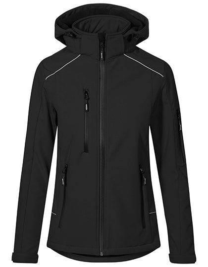 Women´s Warm Softshell Jacket in Black, Größe 3XL