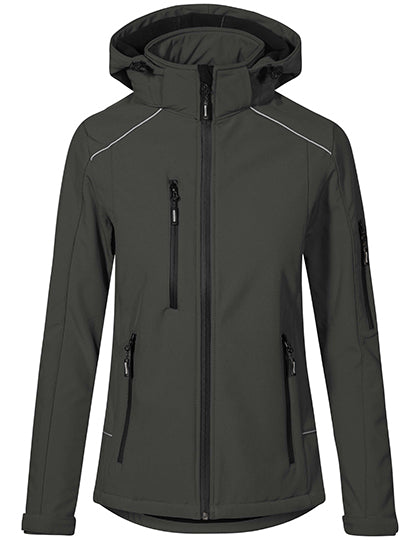 Women´s Warm Softshell Jacket in Charcoal (Solid), Größe 3XL