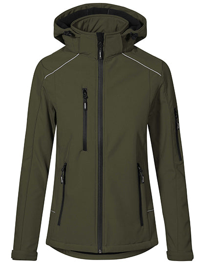 Women´s Warm Softshell Jacket in Khaki, Größe 3XL