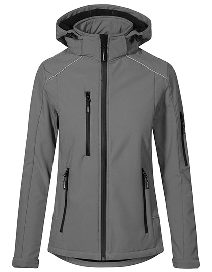 Women´s Warm Softshell Jacket in Steel Gray, Größe 3XL