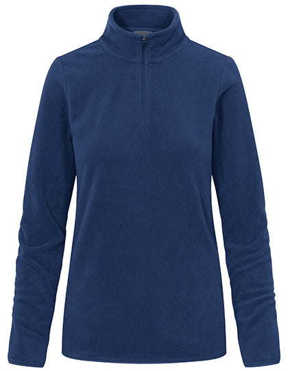 Women´s Recycled Fleece Troyer in French Navy, Größe 3XL