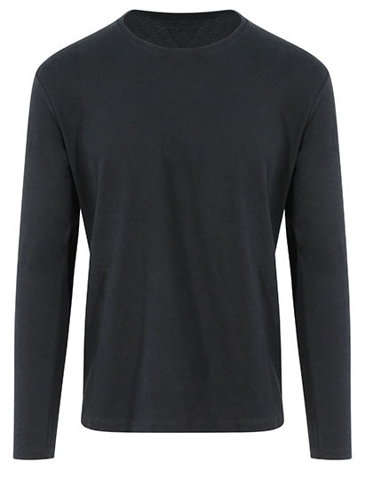 Erawan Organic Long Sleeve Tee in Jet Black, Größe XXL
