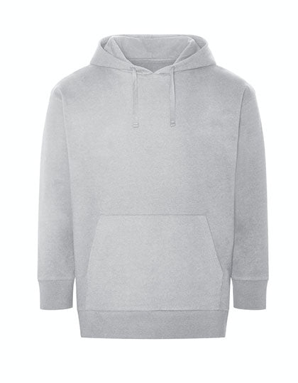 Crater Recycled Hoodie in Heather Grey, Größe XXL