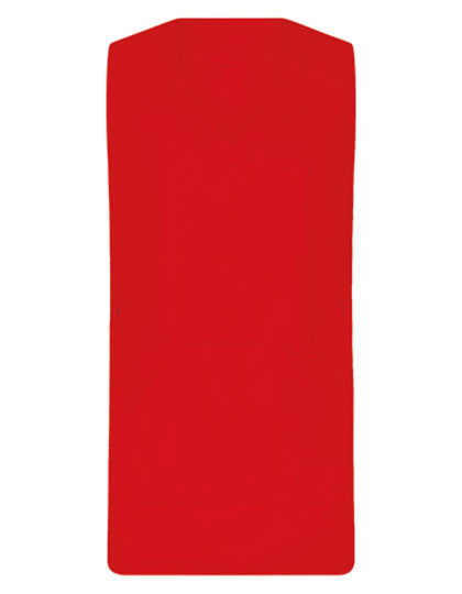 Überwurfschürze Soft-Touch in Red, Größe II (44-52)