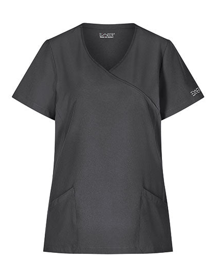 Sportsline Damen-Kasack, Slim Fit in Graphite, Größe XXL