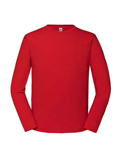 Iconic 195 Long Sleeve T in Red, Größe 3XL