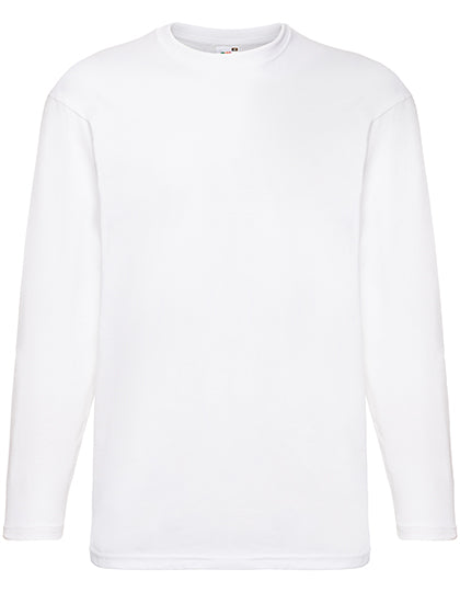 Valueweight Long Sleeve T in White, Größe 5XL