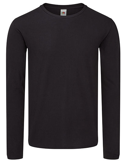 Iconic 150 Long Sleeve T in Black, Größe 5XL