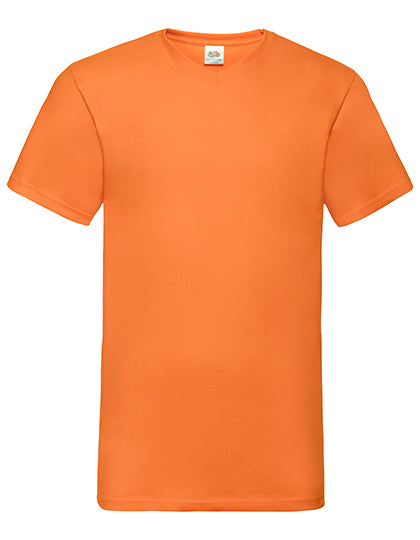 Valueweight V-Neck T in Orange, Größe 3XL