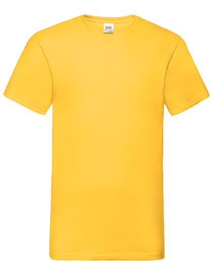 Valueweight V-Neck T in Sunflower, Größe 3XL