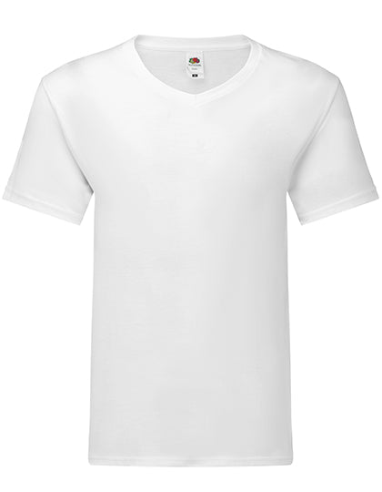 Iconic 150 V Neck T in White, Größe 5XL