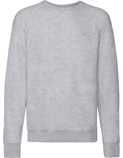 Lightweight Raglan Sweat in Heather Grey, Größe XXL