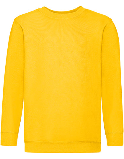 Kids´ Classic Set-In Sweat in Sunflower, Größe 164