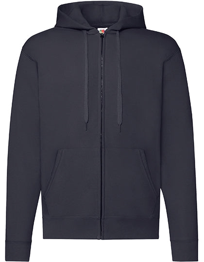 Classic Hooded Sweat Jacket in Deep Navy, Größe 3XL