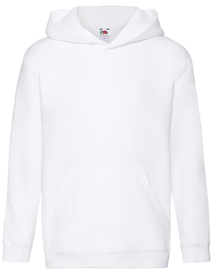 Kids´ Premium Hooded Sweat in White, Größe 164
