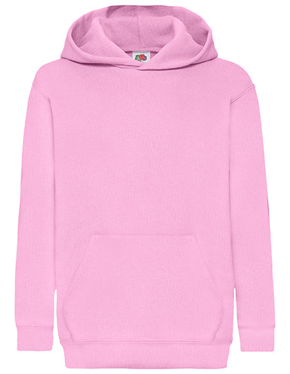 Kids´ Classic Hooded Sweat in Light Pink, Größe 164