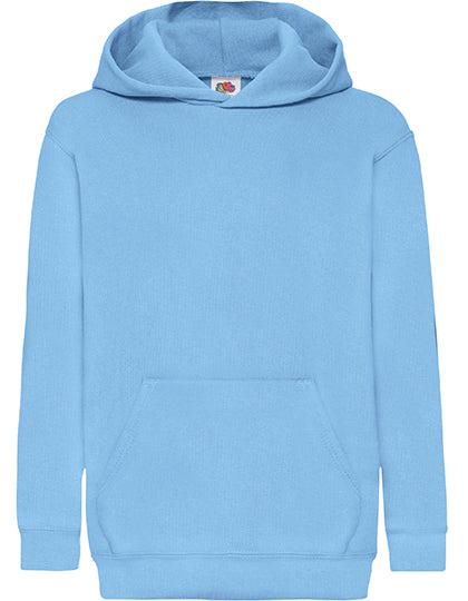 Kids´ Classic Hooded Sweat in Sky Blue, Größe 164