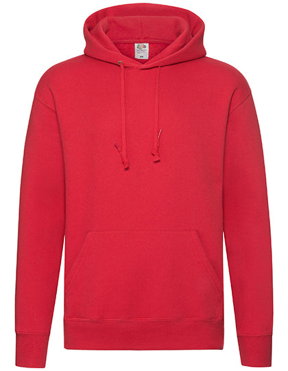 Premium Hooded Sweat in Red, Größe XXL