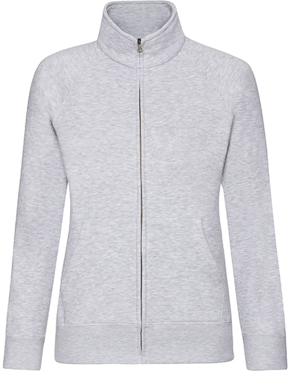 Ladies´ Premium Sweat Jacket in Heather Grey, Größe XXL