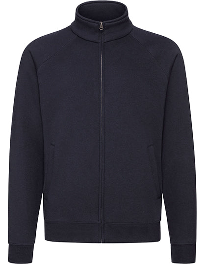 Premium Sweat Jacket in Deep Navy, Größe XXL