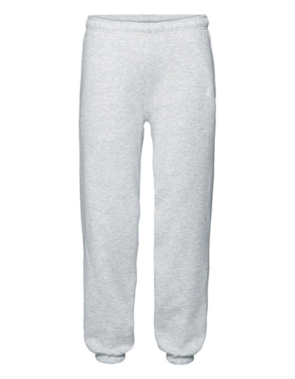 Premium Elasticated Cuff Jog Pants in Heather Grey, Größe 3XL