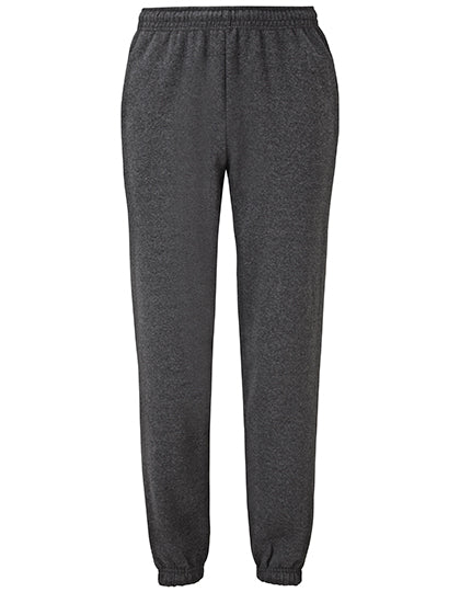 Classic Elasticated Cuff Jog Pants in Dark Heather Grey, Größe XXL